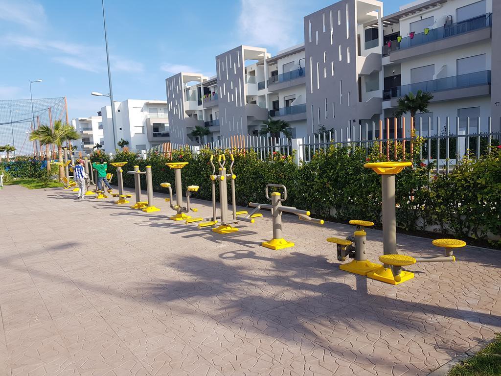 Blanca Beach Vue Laterale Sur Mer Сиди Рахал Екстериор снимка