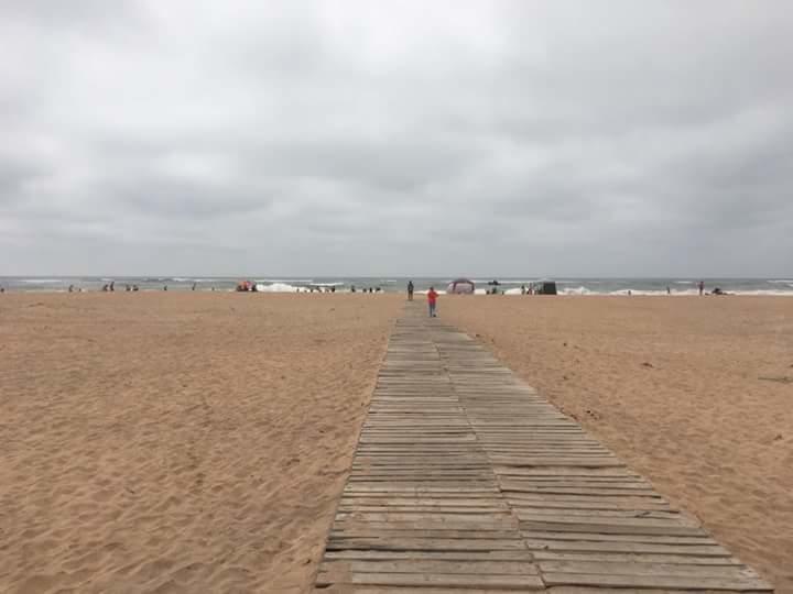 Blanca Beach Vue Laterale Sur Mer Сиди Рахал Екстериор снимка