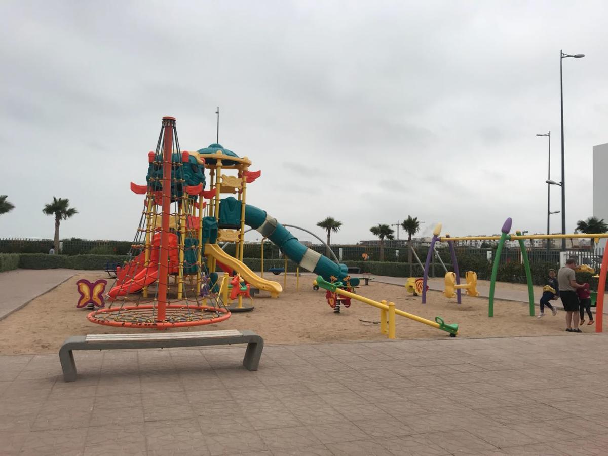 Blanca Beach Vue Laterale Sur Mer Сиди Рахал Екстериор снимка